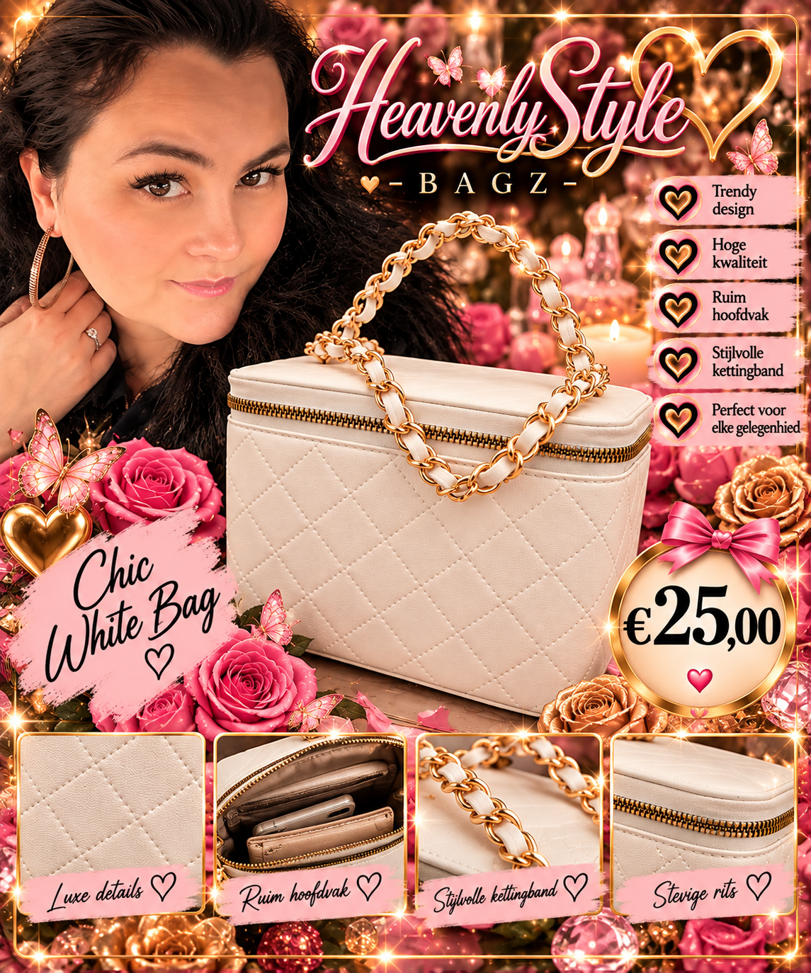 Chic White Bag