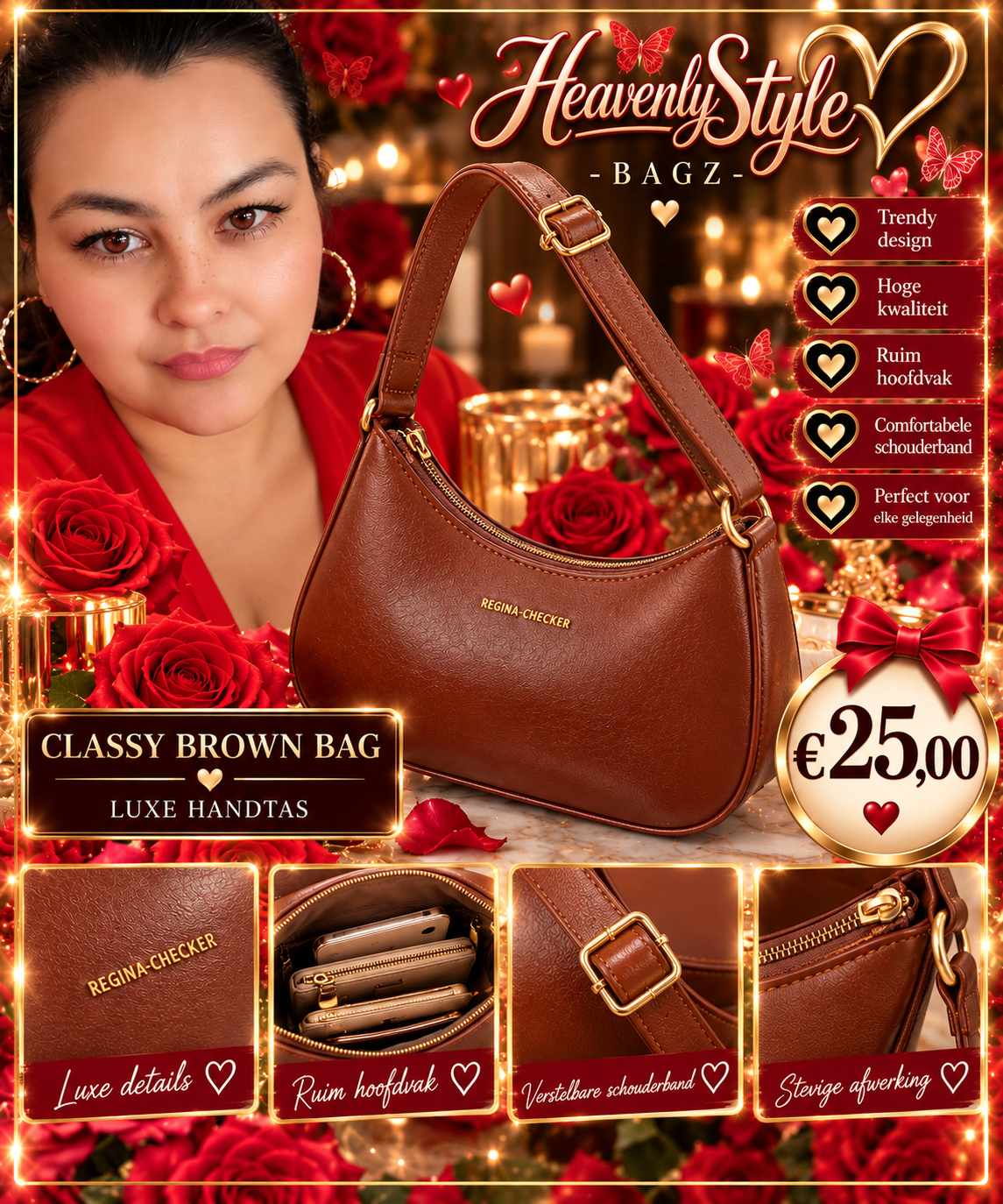 Classy Brown Bag – Luxe Handtas